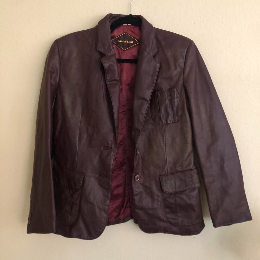American Vintage Women's Burgundy Jacket